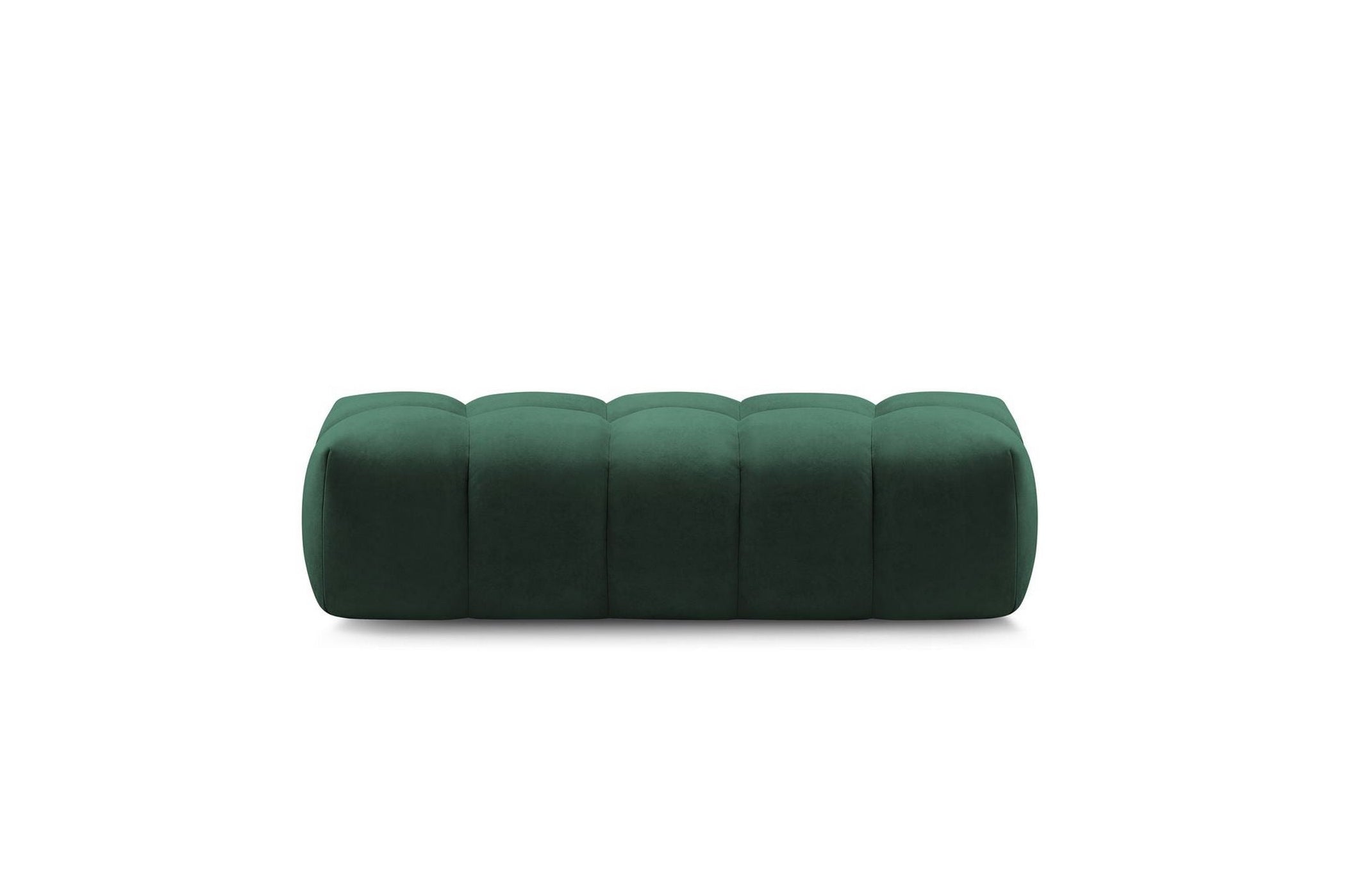 MONT WHITE velvet pouffe - BOBOCHIC - The Bradery