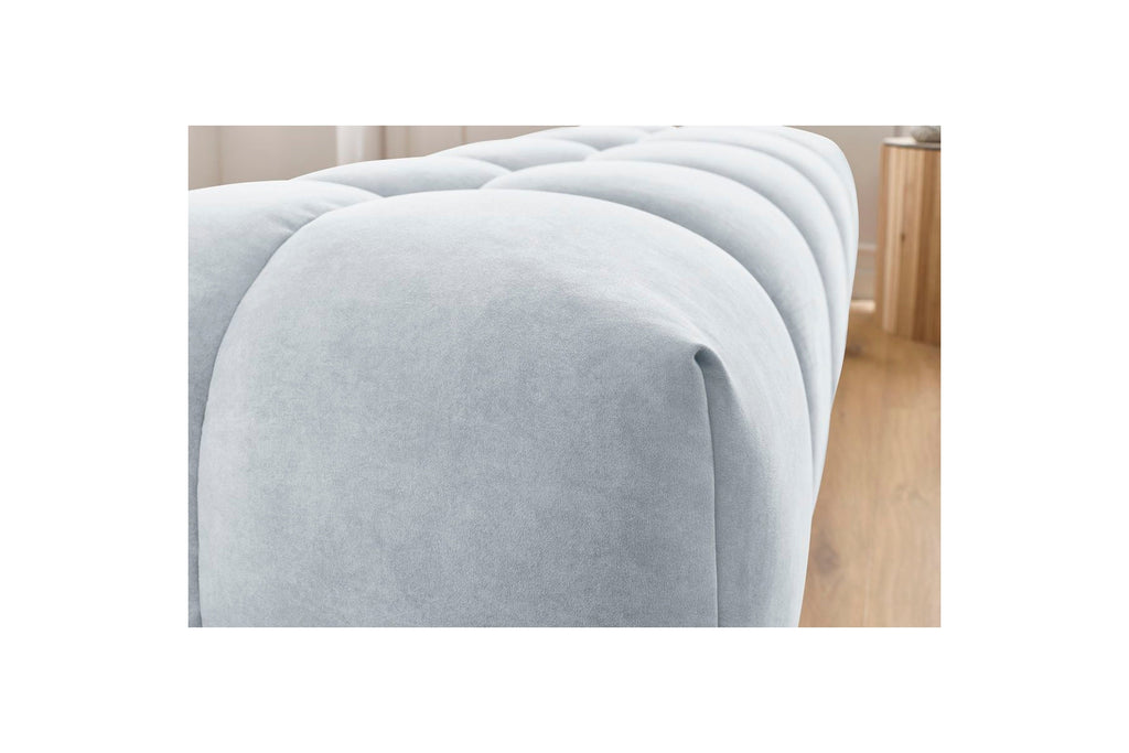 MONT WHITE velvet pouffe - BOBOCHIC - The Bradery