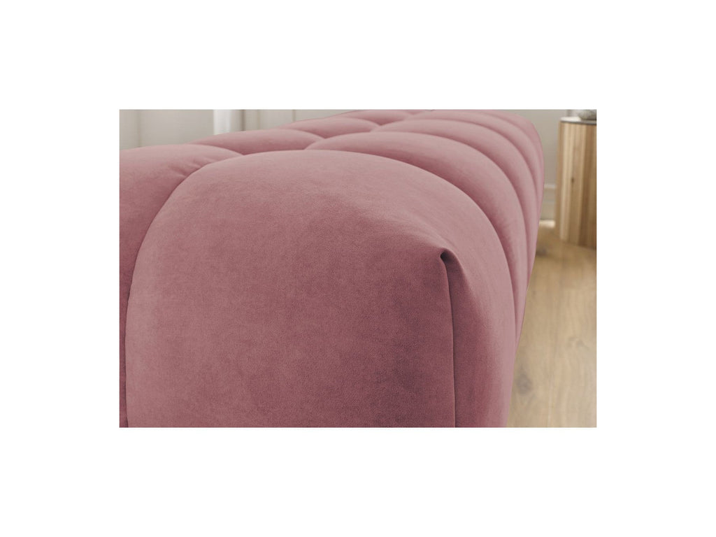 MONT WHITE velvet pouffe - BOBOCHIC - The Bradery