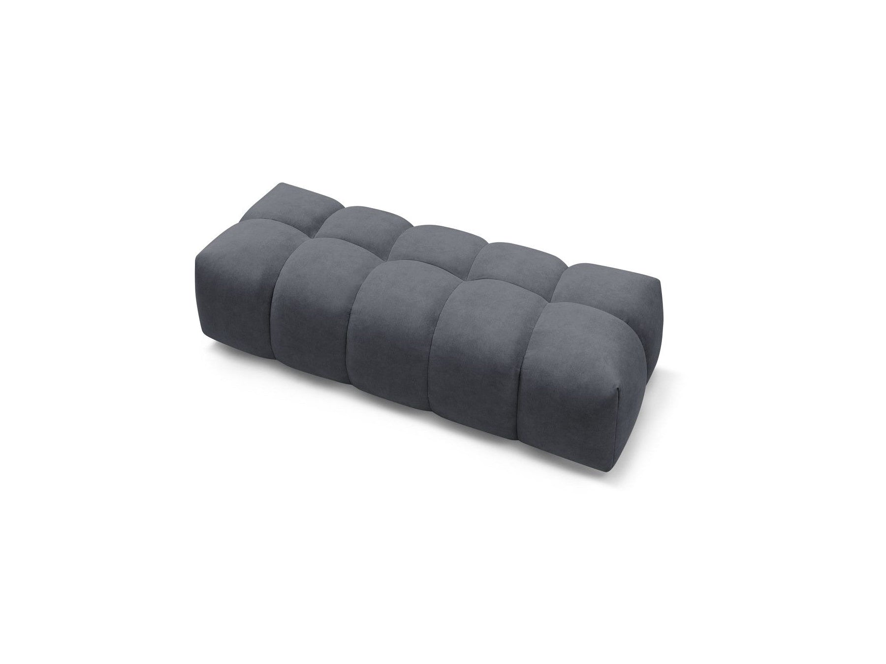 MONT WHITE velvet pouffe - BOBOCHIC - The Bradery
