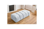 MONT WHITE velvet pouffe - BOBOCHIC - The Bradery