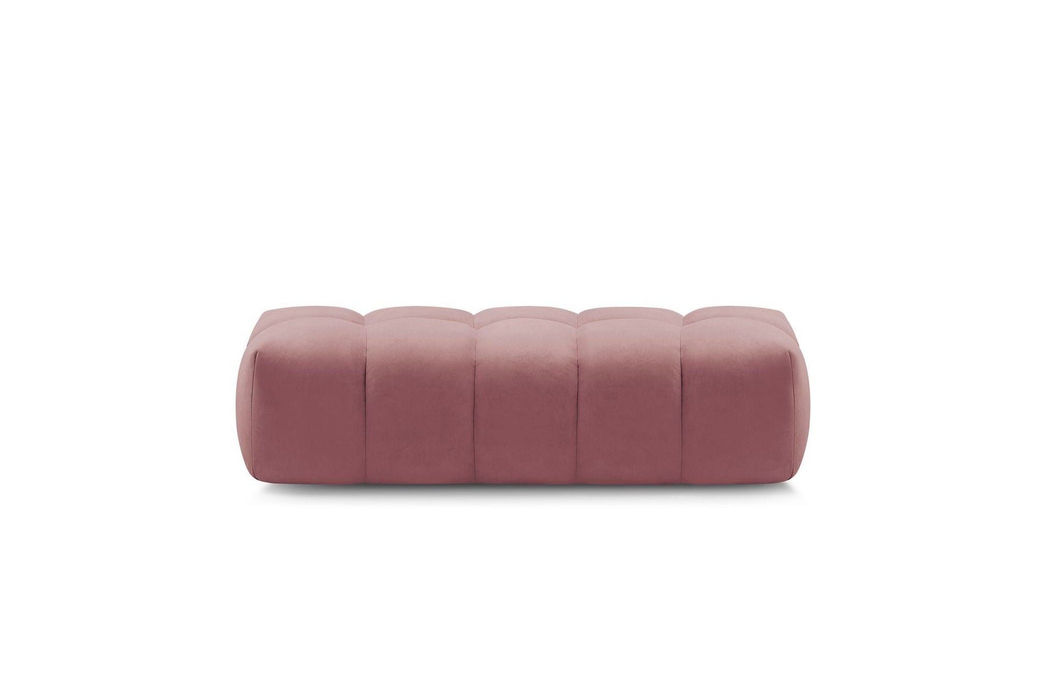 MONT WHITE velvet pouffe - BOBOCHIC - The Bradery