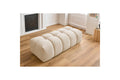 MONT WHITE velvet pouffe - BOBOCHIC - The Bradery