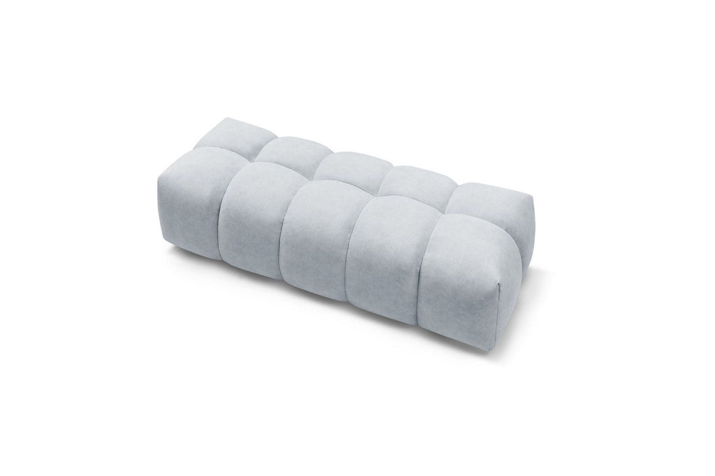 MONT WHITE velvet pouffe - BOBOCHIC - The Bradery