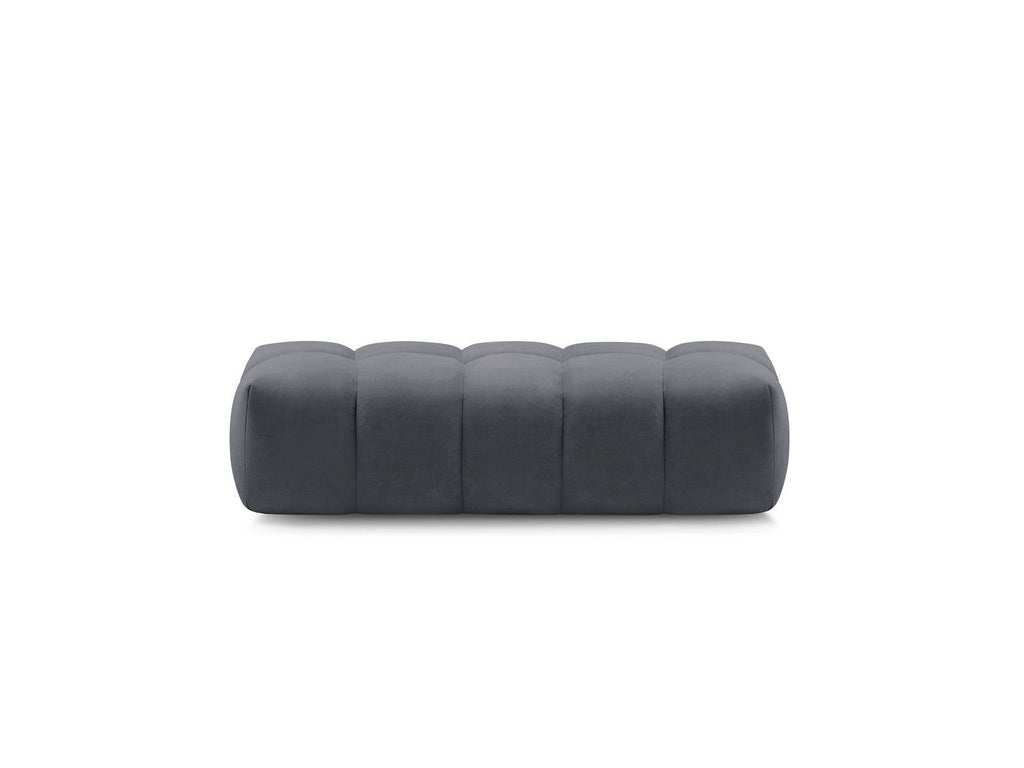 MONT WHITE velvet pouffe - BOBOCHIC - The Bradery