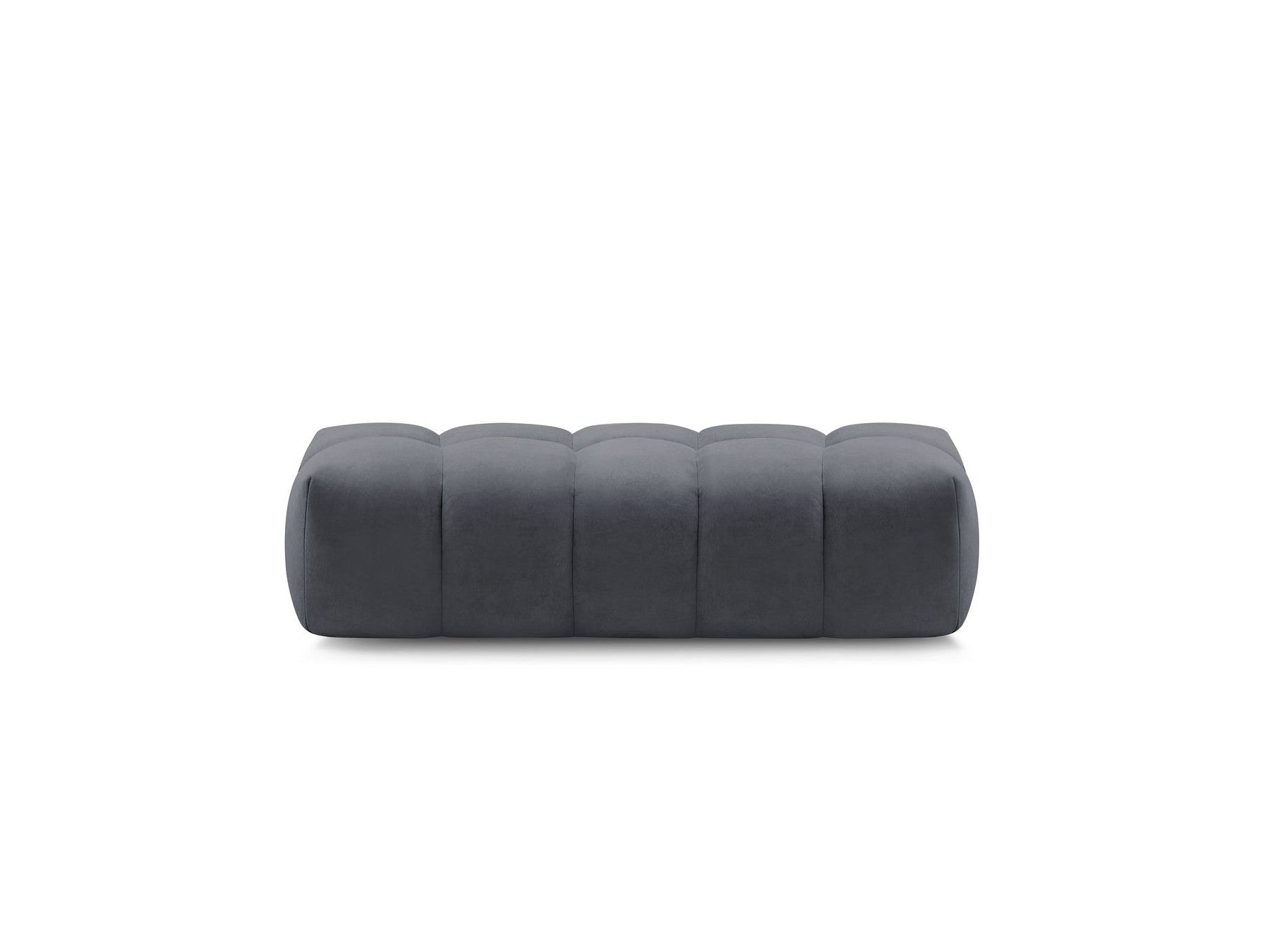 MONT WHITE velvet pouffe - BOBOCHIC - The Bradery