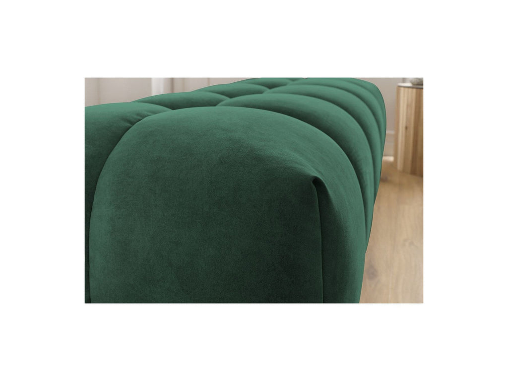 MONT WHITE velvet pouffe - BOBOCHIC - The Bradery
