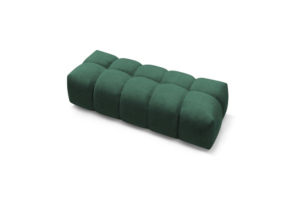 MONT WHITE velvet pouffe - BOBOCHIC - The Bradery