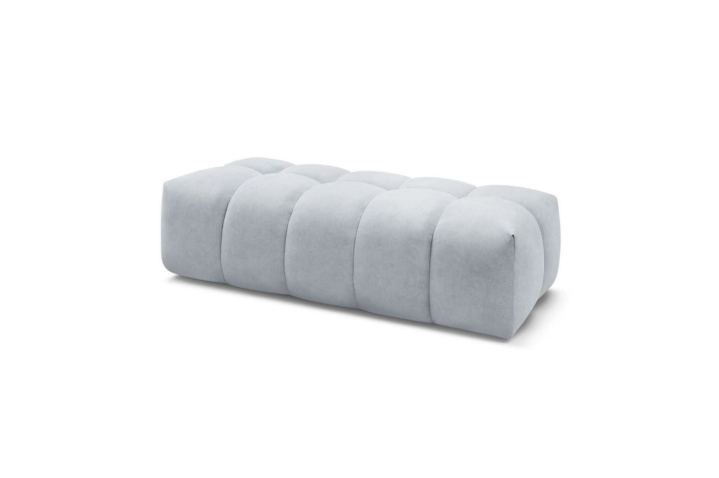 MONT WHITE velvet pouffe - BOBOCHIC - The Bradery