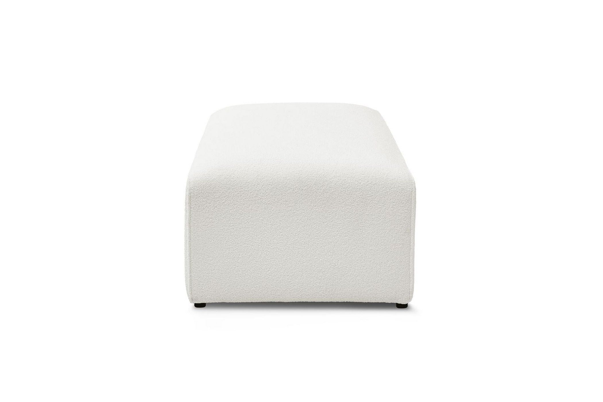 Modular sofa pouffe MEGEVE bouclé fabric - BOBOCHIC - The Bradery