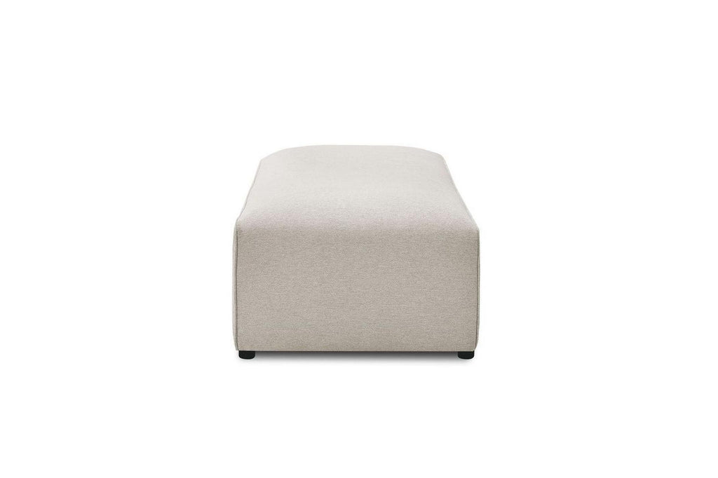 Puf para sofá modular MEGEVE de tejido liso - BOBOCHIC - The Bradery
