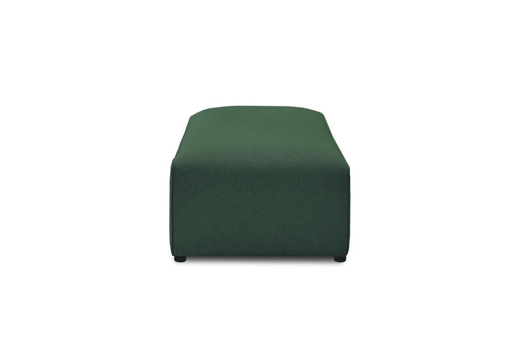 Puf para sofá modular MEGEVE de tejido liso - BOBOCHIC - The Bradery
