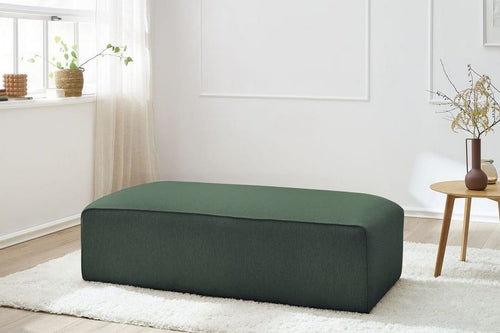 Pouf pour canapé modulable MEGEVE tissu lisse - BOBOCHIC - The Bradery