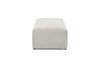 Puf para sofá modular MEGEVE de tela texturizada - BOBOCHIC - The Bradery