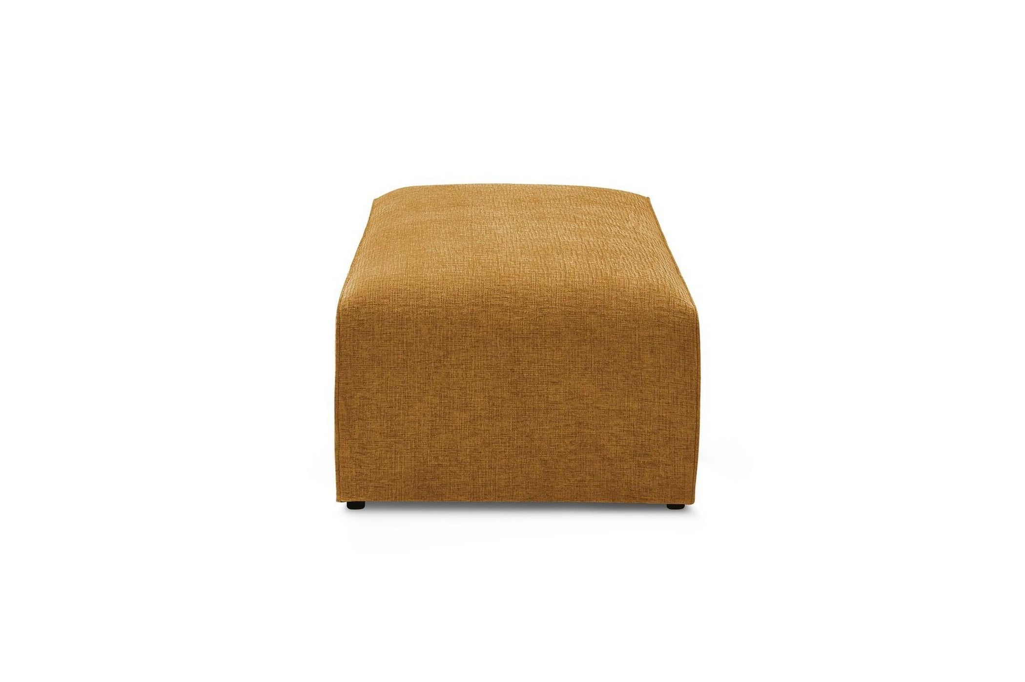 Puf para sofá modular MEGEVE de tela texturizada - BOBOCHIC - The Bradery