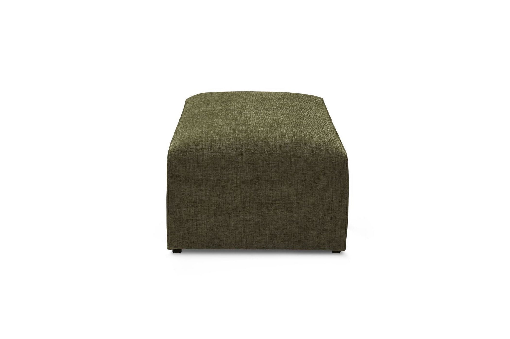 Puf para sofá modular MEGEVE de tela texturizada - BOBOCHIC - The Bradery
