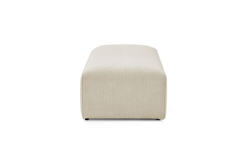 Pouf pour canapé modulable MEGEVE tissu velours côtelé - BOBOCHIC - The Bradery