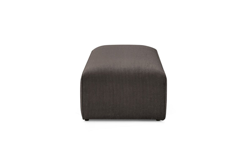 Pouf pour canapé modulable MEGEVE tissu velours côtelé - BOBOCHIC - The Bradery