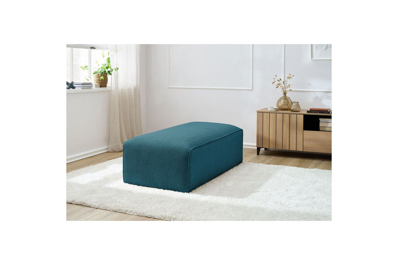 Pouf pour canapé modulable MEGEVE tissu velours côtelé - BOBOCHIC - The Bradery