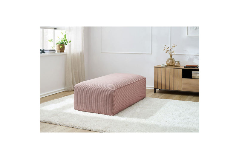 Pouf pour canapé modulable MEGEVE tissu velours côtelé - BOBOCHIC - The Bradery