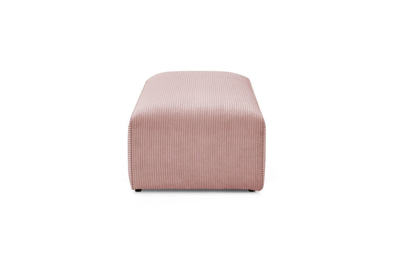 Pouf pour canapé modulable MEGEVE tissu velours côtelé - BOBOCHIC - The Bradery