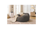 Ultra-soft VOLTAIRE corduroy pouffe - BOBOCHIC - The Bradery