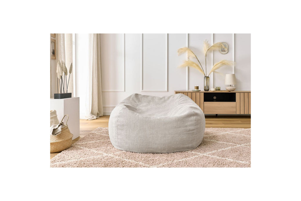 Ultra-soft VOLTAIRE corduroy pouffe - BOBOCHIC - The Bradery