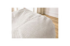 Ultra-soft VOLTAIRE corduroy pouffe - BOBOCHIC - The Bradery