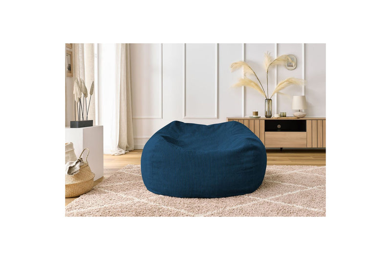 Pouf ultra moelleux VOLTAIRE velours côtelé - BOBOCHIC - The Bradery