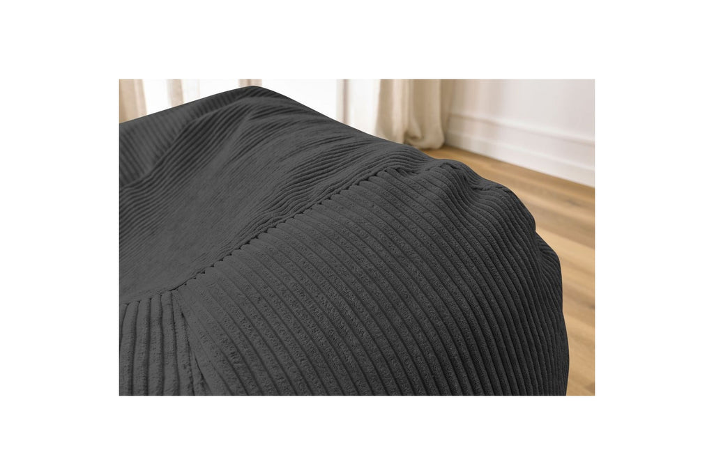 Ultra-soft VOLTAIRE corduroy pouffe - BOBOCHIC - The Bradery