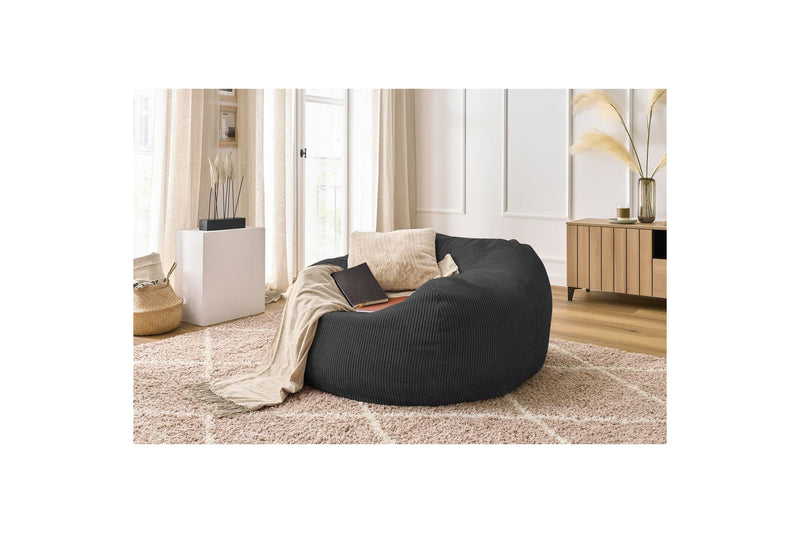 Pouf ultra moelleux VOLTAIRE velours côtelé - BOBOCHIC - The Bradery