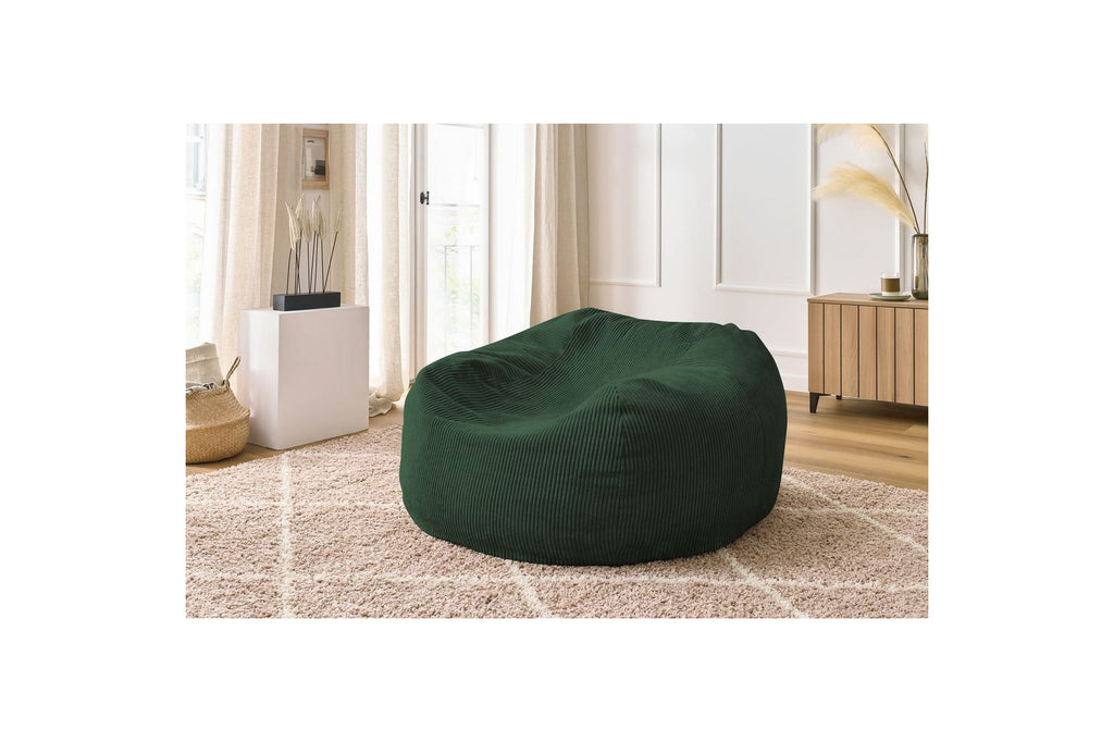 Ultra-soft VOLTAIRE corduroy pouffe - BOBOCHIC - The Bradery
