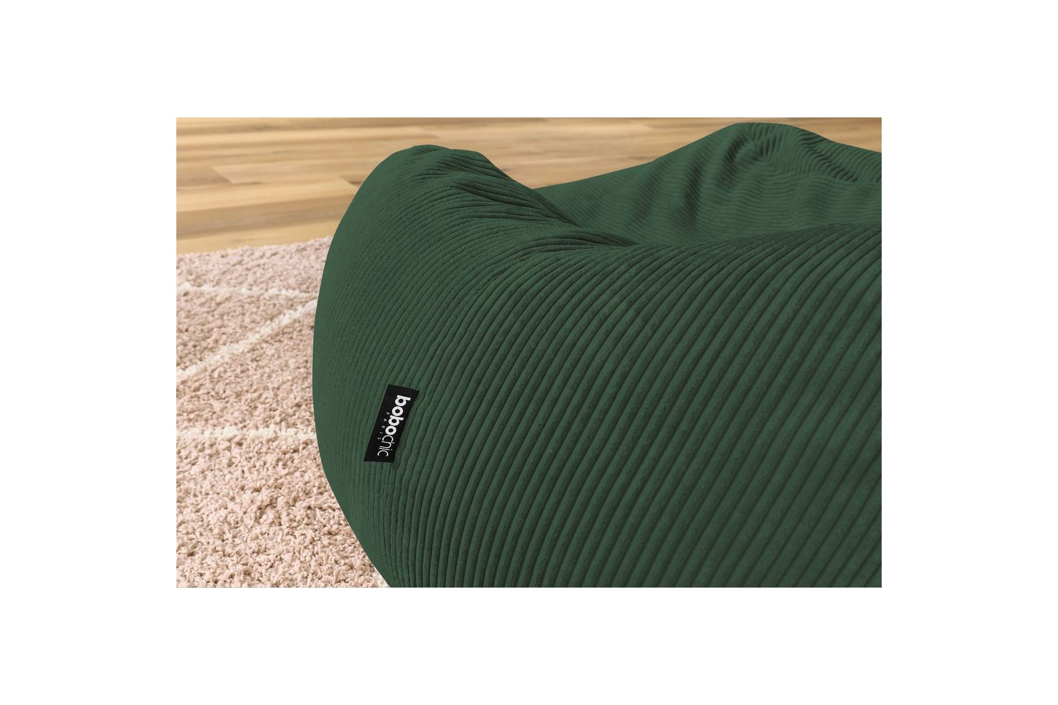 Ultra-soft VOLTAIRE corduroy pouffe - BOBOCHIC - The Bradery