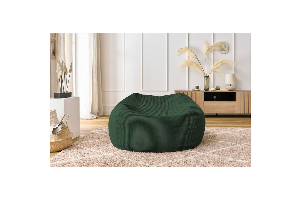 Ultra-soft VOLTAIRE corduroy pouffe - BOBOCHIC - The Bradery