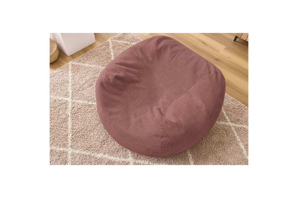 Ultra-soft VOLTAIRE corduroy pouffe - BOBOCHIC - The Bradery