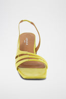 Jonak - Sandales Dickens Cuir Vieilli - Jaune