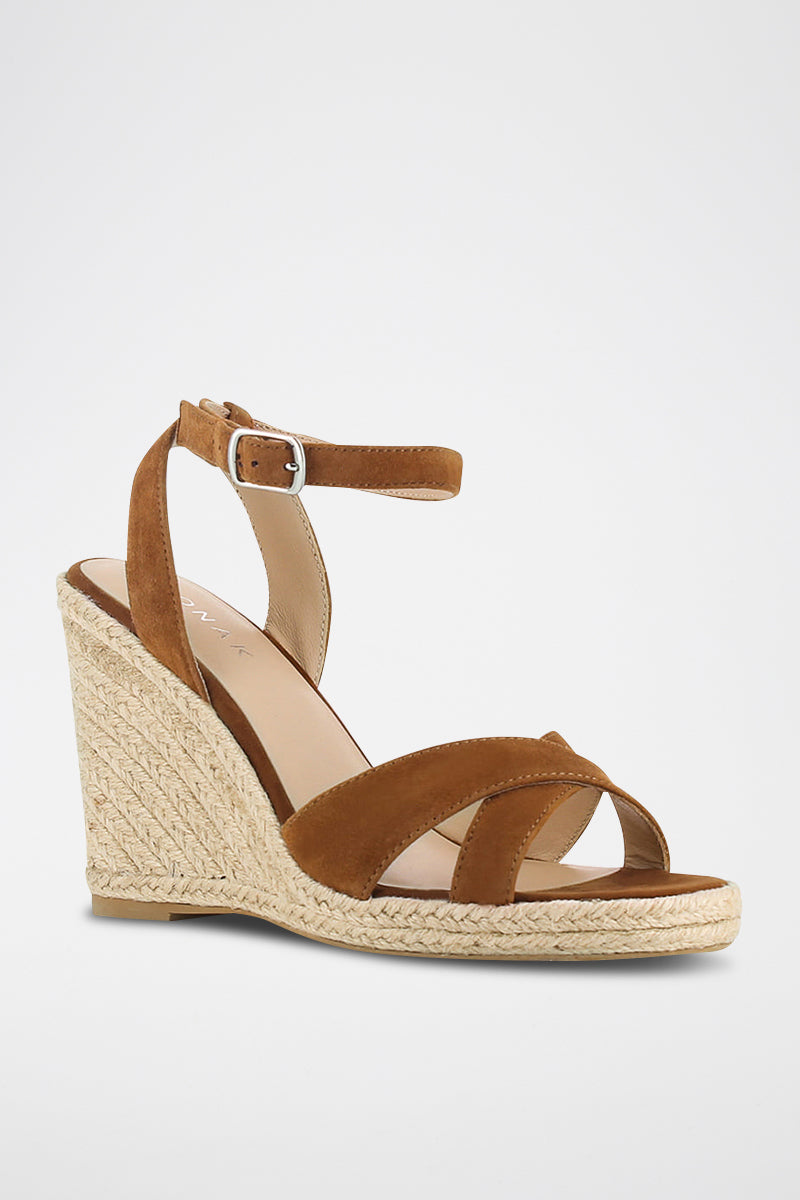 Jonak - Sibel Velvet espadrilles - Camel