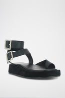 Jonak - Sandales Wafae Cuir  - Noir