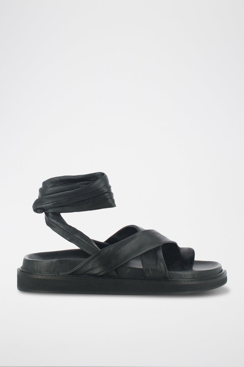 Jonak - Welsh Leather Sandals - Black