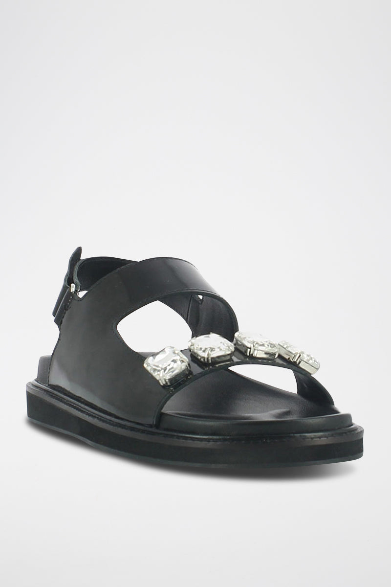 Jonak - Winter Sandals Cuir Glace - Black