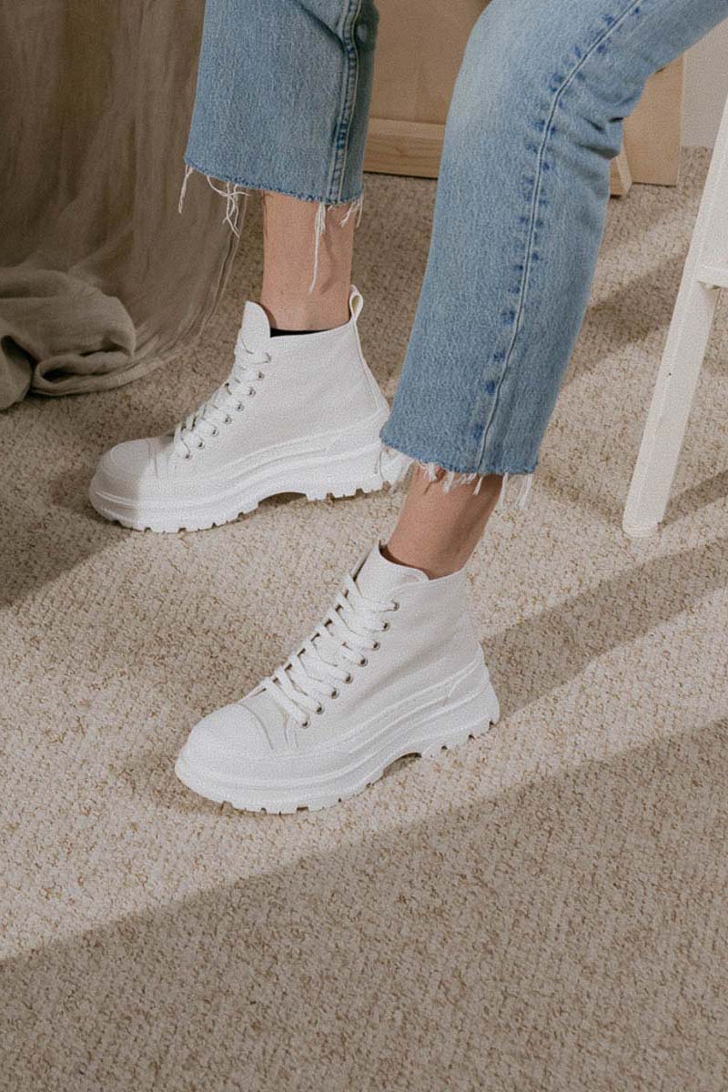 Jonak - Nelly Textile sneakers - Blanc