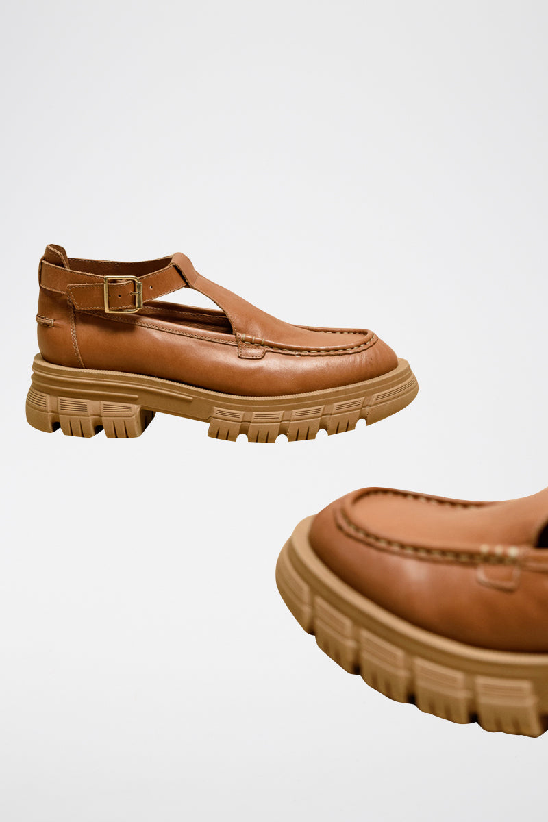 Jonak - Diacre Leather Babies - Cognac