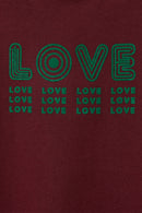 T-shirt en coton biologique Bordeaux - Enfant