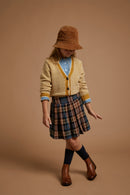 Bob en velours Marron - Enfant