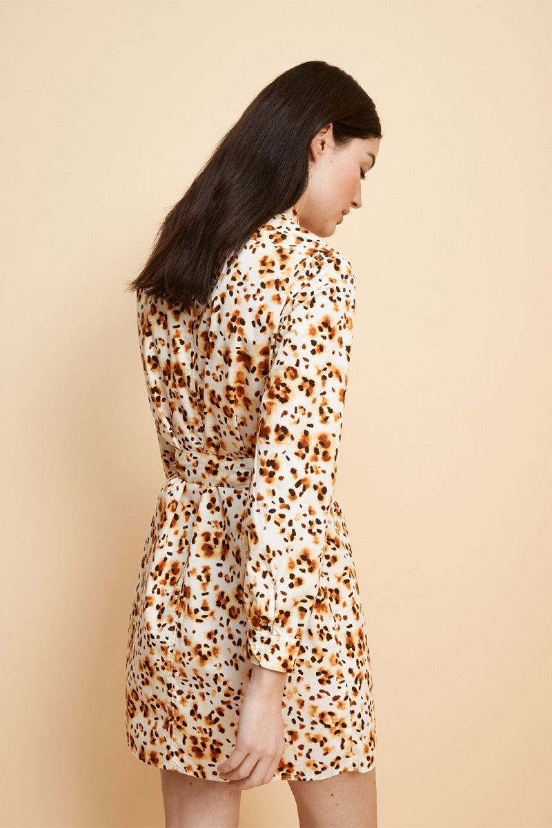 Robe-Chemise Imprimé Léopard - Imprimé Léopard - Femme