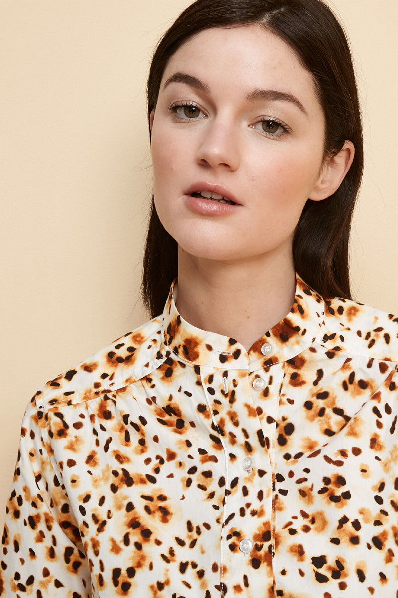 Robe-Chemise Imprimé Léopard - Imprimé Léopard - Femme
