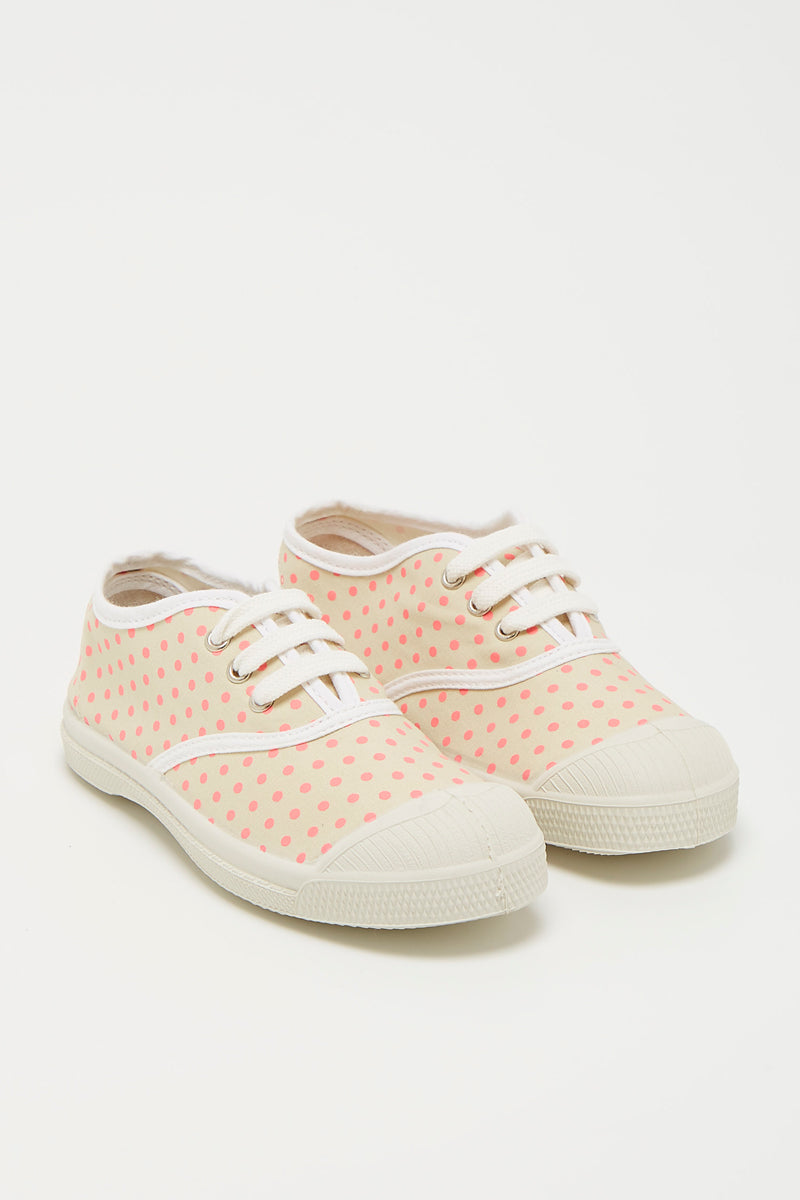 Bensimon - Tenis E15230J Pois Rosa - Niños