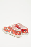 Bensimon - Tennis Shoes Lace Red Flowers - Woman