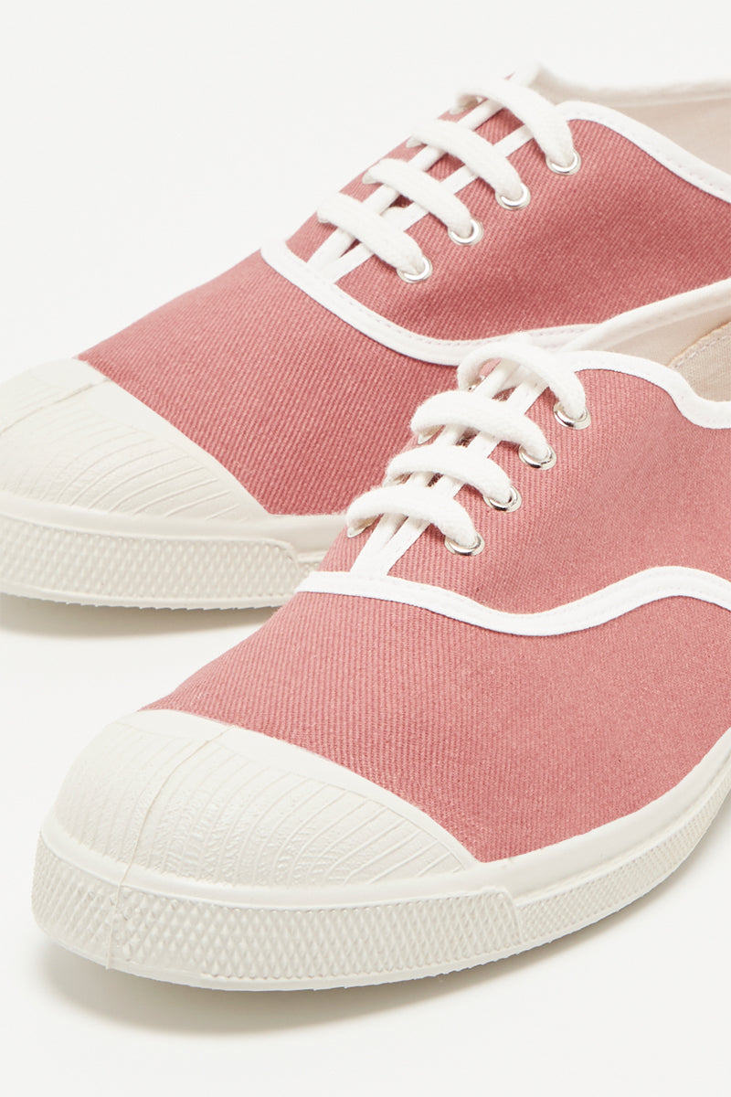 Bensimon - Zapatillas Tenis Encaje Rosa - Mujer