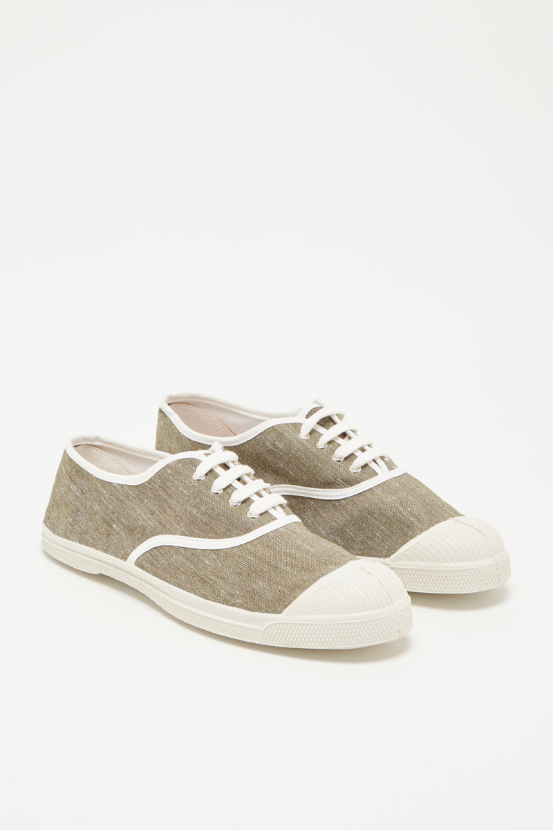 Bensimon - Tenis Lace Lurex Gold - Mujer